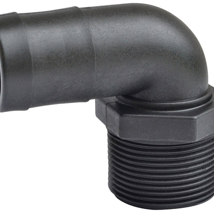 Green Leaf EL300HD Heavy-Duty Elbow, 90 deg Angle, 3 x 3 in, MNPT x Barb :EA: QUANTITY: 1