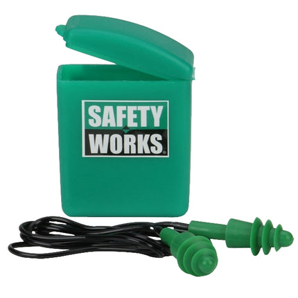 Safety Works SWX00353 Ear Plugs, 23 dB NRR, Rubber Ear Plug :CD 1: QUANTITY: 1