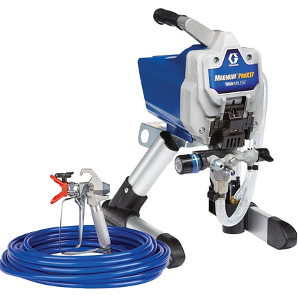 Graco 17G177 Electric TrueAirless Sprayer with Stand, 0.75 hp, 150 ft L Hose, 0.017 in Tip, 1/4 in Dia Hose, 0.34 gpm :EA: QUANTITY: 1