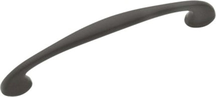 Amerock BP4479FB Drawer Pull, 4-15/16 in L Handle, 1-1/8 in H Handle, 15/16 in Projection, Zinc, Black :EA: QUANTITY: 1