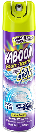 Kaboom Foam-Tastic 35270 Bathroom Cleaner, 19 oz, Liquid, Citrus, Dark Blue :EA: QUANTITY: 1