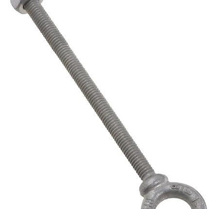 National Hardware N245-142 Eye Bolt, 3/8-16 Thread, 2-1/2 in L Thread, 3/4 in ID x 1-3/8 in OD Dia Eye, 6 in L Shank :EA: QUANTITY: 1