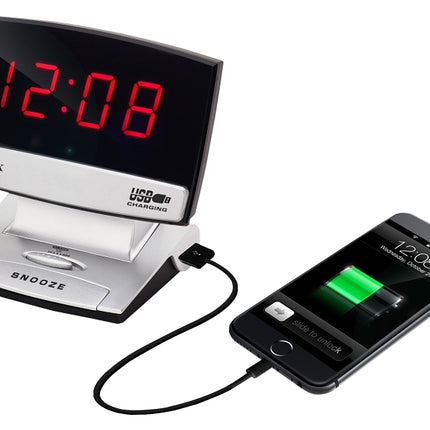 Westclox 71014X Alarm Clock, LED Display :EA: QUANTITY: 1