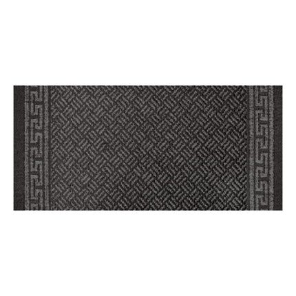 Multy Home MT1003657 Rug, 60 ft L, 26 in W, Runner, Greek Key Pattern, Polyester Rug, Gray :EA: QUANTITY: 1