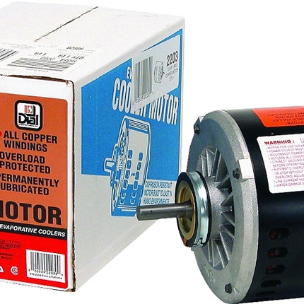 Dial 2203 Evaporative Cooler Motor, 0.5 hp, 1-Phase, 115 V, 1/2 in Dia Shaft, Clockwise Shaft Rotation :EA: QUANTITY: 1