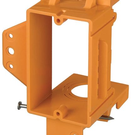 Carlon SC100A Mounting Bracket, PVC, Orange, Nail Mounting :EA: QUANTITY: 1