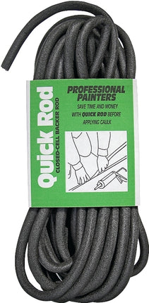 Quick R BR58060 Backer Rod, 5/8 in Dia, 60 ft L :EA: QUANTITY: 1