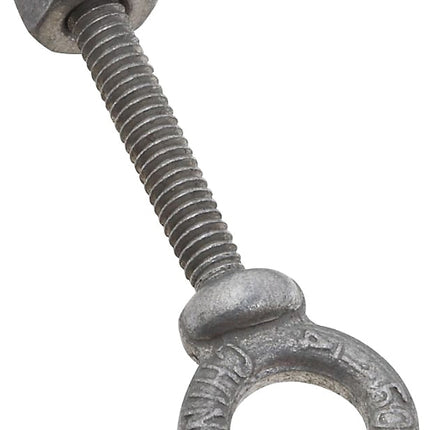 National Hardware N245-076 Eye Bolt, 1/4-20 Thread, 1-7/8 in L Thread, 1/2 in ID x 7/8 in OD Dia Eye, 2 in L Shank :EA: QUANTITY: 1