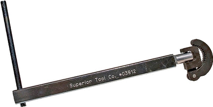 Superior Tool 03812 Telescoping Basin Wrench, 17 in Drive, Steel :EA: QUANTITY: 1