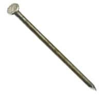 ProFIT 0054272 Finishing Nail, 10 in L, Carbon Steel, Hot-Dipped Galvanized, Flat Head, Round Shank, 50 lb :BX: QUANTITY: 1