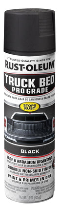 Rust-Oleum 272741 Truck Bed Spray Coating, Flat, Black, 15 oz, Can :CAN: QUANTITY: 1