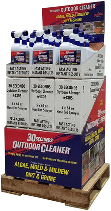 30 Seconds 6430S QPDU Outdoor Cleaner, 64 oz, Liquid, Characteristic :EA: QUANTITY: 45