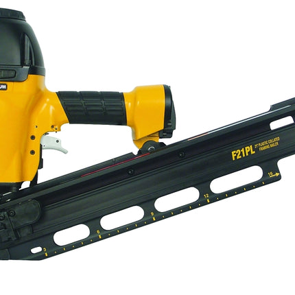 Bostitch F21PL Framing Nailer, 60 Magazine, 21 deg Collation, Plastic Strip Collation, 0.075 cfm/Shot Air :EA: QUANTITY: 1