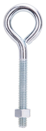 ProSource LR278 Eye Bolt, 8 mm Thread, Machine Thread, 2-1/4 in L Thread, 1-1/4 in Dia Eye, 209 lb Working Load, Steel :EA: QUANTITY: 10