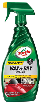 Turtle Wax Quick & Easy T9 Spray Wax, 26 oz, Liquid, Coconut Pear :EA: QUANTITY: 1