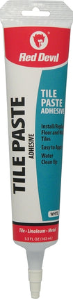 Red Devil 0497 Tile Adhesive, White, 5.5 oz Squeeze Tube :EA: QUANTITY: 1