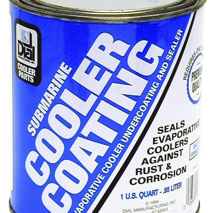 Dial 5347 Cooler Coating, Premium, Asphaltic-Coated, For: Evaporative Cooler Purge Systems :QUART: QUANTITY: 1