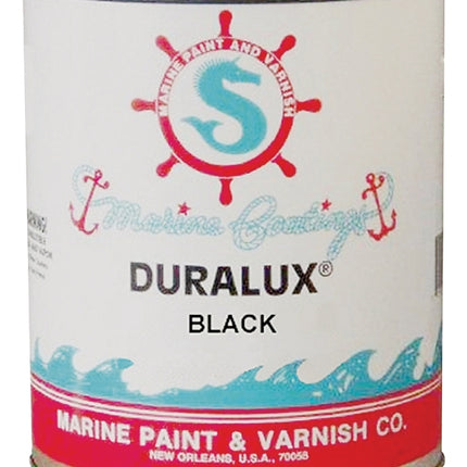 Duralux M722-4 Marine Enamel, High-Gloss, Black, 1 qt Can :QUART: QUANTITY: 4