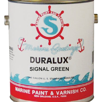 Duralux M749-1 Marine Enamel, Signal Green, 1 gal Can :GAL: QUANTITY: 4