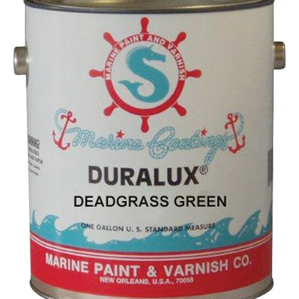 Duralux M745-1 Marine Enamel, Flat, Camouflage Dead Grass Green, 1 gal Can :GAL: QUANTITY: 4