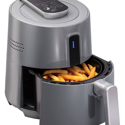 Hamilton Beach 35051 Air Fryer, 2.5 L Capacity, 1400 W, Gray :EA: QUANTITY: 1