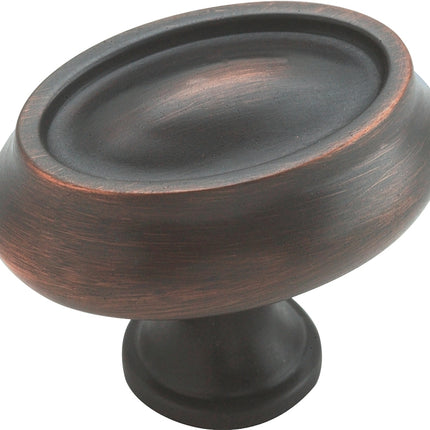 Amerock BP26127ORB Cabinet Knob, 1-3/16 in Projection, Zinc, Oil-Rubbed Bronze :EA: QUANTITY: 1