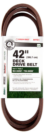 MTD 490-501-M008 Hydrostatic Transmission Drive Belt, 84 in L, 1/2 in W :EA: QUANTITY: 1