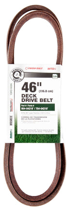 MTD 490-501-M009 Deck Drive Belt, 103.24 in L, 1/2 in W, 46 in Deck :EA: QUANTITY: 1