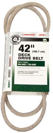 MTD 490-501-M033 Deck Drive Belt, 42 in L, 42 in Deck :EA: QUANTITY: 1