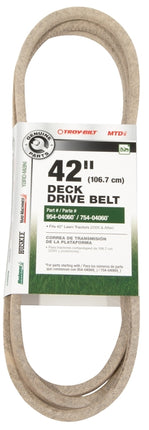 MTD 490-501-M044 Deck Drive Belt, 96-1/2 in L, 1/2 in W, 46 in Deck :EA: QUANTITY: 1