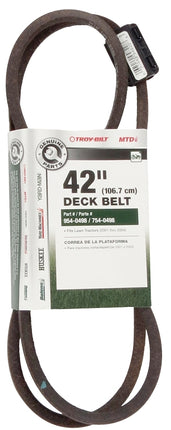 MTD 490-501-M053 Deck Drive Belt, 42 in L, 1/2 in W, 42 in Deck :EA: QUANTITY: 1