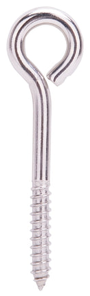 ProSource LR260 Lag Eye Bolt, 7.5 mm Thread, Screw Thread, 1-1/2 in L Thread, 1 in Dia Eye, 294 lb Working Load, Zinc :EA: QUANTITY: 10