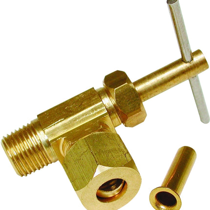 Dial 9440 Angle Needle Valve, Brass, For: Evaporative Cooler Purge Systems :CD: QUANTITY: 1