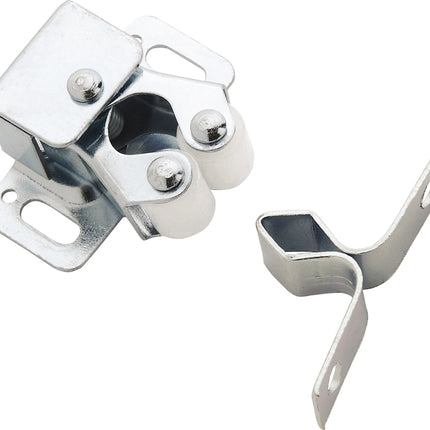 Amerock 143 Roller Catch, 1-5/16 in L x 1-1/8 in W Catches, Steel, Zinc :EA: QUANTITY: 1