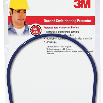 3M TEKK Protection 90537-80025T Banded Hearing Protector, 28 dB NRR :EA: QUANTITY: 1