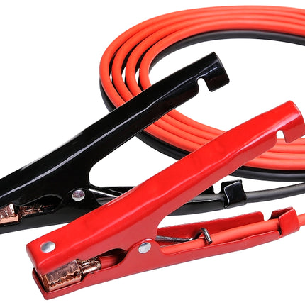 ProSource 081214 Booster Cable, 8 AWG Wire, 4-Conductor, Clamp, Stranded, Red/Black Sheath :EA: QUANTITY: 1