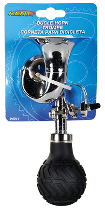 Kent 67116 Bugle Horn, Black, Chrome :EA: QUANTITY: 1