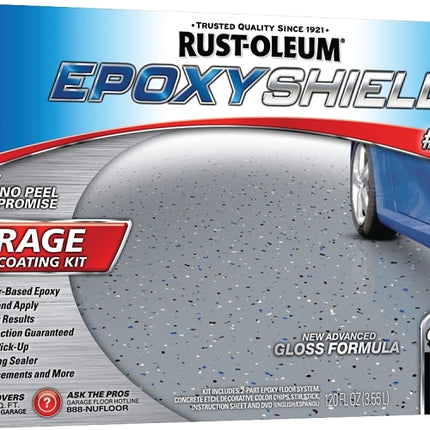 RUST-OLEUM EPOXYSHIELD 252625 Garage Floor Coating, Gloss :GAL: QUANTITY: 2