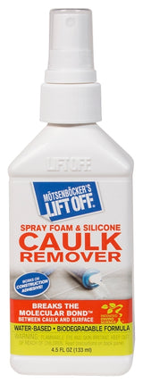 Motsenbocker's Lift Off 411-45 Foam and Caulk Remover, Liquid, Mild, Clear, 4.5 oz, Bottle :EA: QUANTITY: 1