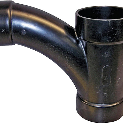 Canplas 104326BC Reducing Combination Tee Pipe Wye, 3 x 3 x 1-1/2 in, Hub, ABS, Black :EA: QUANTITY: 1