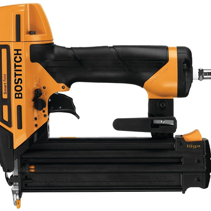 Bostitch BTFP12233 Brad Nailer Kit, 100 Magazine, Glue Collation, 5/8 to 2-1/8 in L Fastener, 1.15 cfm Air :EA: QUANTITY: 1