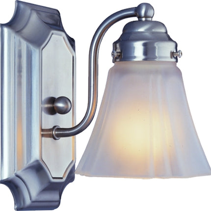 Boston Harbor RF-V-041-BN-3L Vanity Light Fixture, 60 W, 1-Lamp, A19 or CFL Lamp, Steel Fixture, Brushed Nickel Fixture :EA: QUANTITY: 1