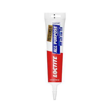 Loctite POLYSEAMSEAL 2139007 Adhesive Caulk, Clear, 24 hr to 2 weeks Curing, 40 to 100 deg F, 5.5 oz Squeeze Tube :EA: QUANTITY: 12