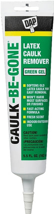 DAP Caulk-Be-Gone 7079818026 Latex Caulk Remover, Liquid, Fruity, Green, 5.5 fl-oz, Tube :EA: QUANTITY: 1