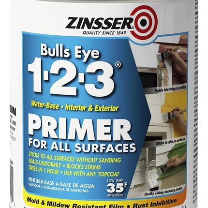 Zinsser 02004 Primer, White, 1 qt :QUART: QUANTITY: 1