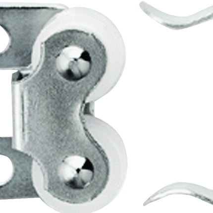 Amerock BP347414 Roller Catch, 1 in L x 1-1/16 in W Catches, Steel, Nickel :EA: QUANTITY: 1