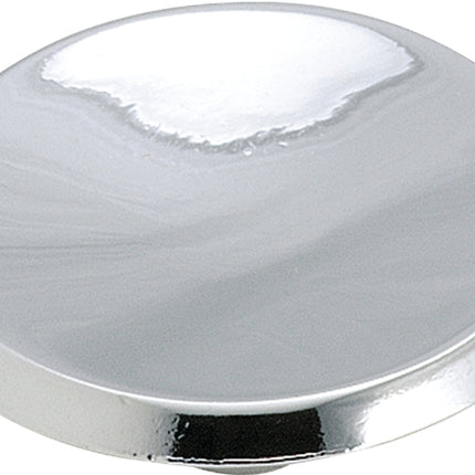 Amerock BP341326 Cabinet Knob, 5/8 in Projection, Zinc, Polished Chrome :EA: QUANTITY: 1