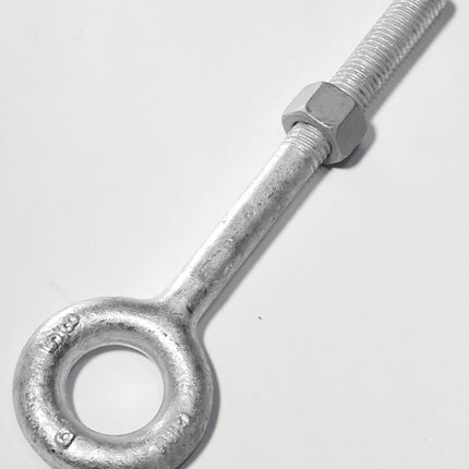 BARON 24-3/8X2-1/2 Eye Bolt, 3/8 in Thread, 1-1/2 in L Thread, 3/4 in ID x 1-1/2 in OD Dia Eye, 2-1/2 in L Shank :EA: QUANTITY: 1