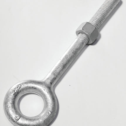 BARON 24-3/8X4-1/2 Eye Bolt, 3/8 in Thread, 2-1/2 in L Thread, 3/4 in ID x 1-1/2 in OD Dia Eye, 4-1/2 in L Shank :EA: QUANTITY: 1