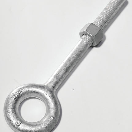 BARON 24-1/2X8 Eye Bolt, 1/2 in Thread, 3 in L Thread, 1 in ID x 2 in OD Dia Eye, 8 in L Shank, 2200 lb Working Load :EA: QUANTITY: 1